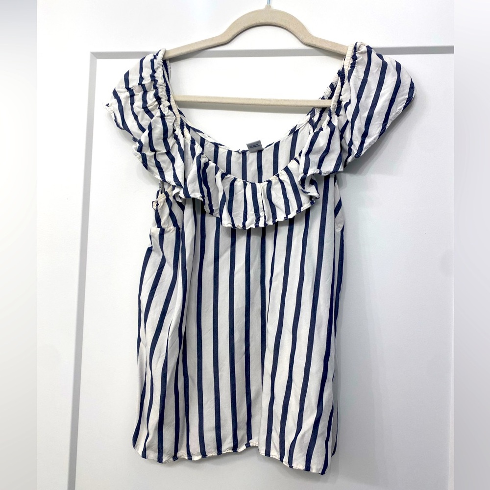 Striped Off-Shoulder Top